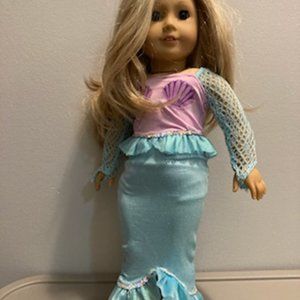 Mermaid Doll Outfit for American Girl Doll